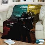 csgo counter strike cs go fleece throw blanket 0