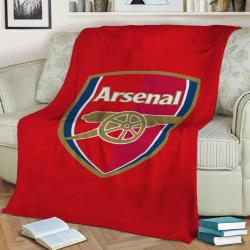 Current Arsenal Crest Fleece Throw Blanket Meaningful Gift For Halloween Christmas