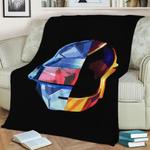 daft punk fleece throw blanket 0