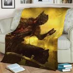 dark souls 3 fleece throw blanket 0