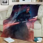 darth maul fleece throw blanket 0