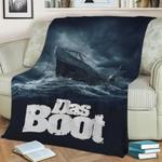 das boot movie poster fleece throw blanket 0