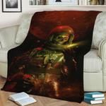 dead explorer fleece throw blanket 0