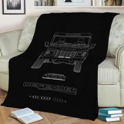 Defender Bw Fleece Throw Blanket Meaningful Gift For Halloween Christmas