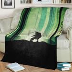 demon slayer tanjiro fleece throw blanket 0