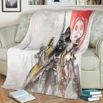 destiny 2 heroes fleece throw blanket 0
