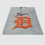 detroit tigers mlb logo 2 soft fleece blanket 0