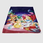disney alice in wonderland soft fleece blanket 0