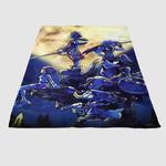 disney kingdom hearts game soft fleece blanket 0