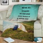 dr who tardis movie art fleece throw blanket 0