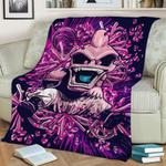 dragon ball z kid buu fleece throw blanket 0