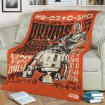 droids fleece throw blanket 0