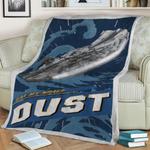 eat my space dust fleece throw blanket 0