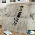 elegant weapon fleece throw blanket 0