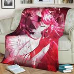 elfen lied lucy fleece throw blanket 0