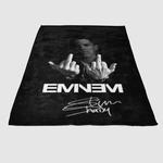 eminem fingers autograph soft fleece blanket 0