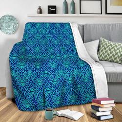 Eva All Over Fleece Throw Blanket Meaningful Gift For Halloween Christmas