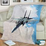 f14 tomcat fleece throw blanket 0