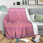 farah blooms soft blush fleece throw blanket 0