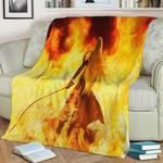 ffvii sephiroth promo art fleece throw blanket 0