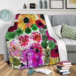 fiore fleece throw blanket 0