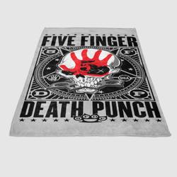 Five Finger Death Punch #1 Soft Fleece Blanket Meaningful Gift For Halloween Christmas