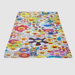 flowers takashi murakami soft fleece blanket 0
