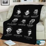 football legends fleece throw blanket 0