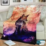 fox soul fleece throw blanket 0
