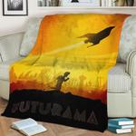 futurama fleece throw blanket 0