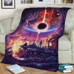 Future Souls Fleece Throw Blanket Meaningful Gift For Halloween Christmas