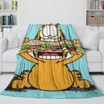 garfield blanket flannel throw room decoration 0