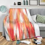 georgia peach fleece throw blanket 0