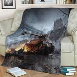 germany tiger p fleece throw blanket 0