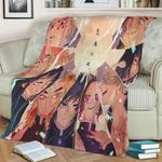 giyuu tomioka shinobu koch fleece throw blanket 0