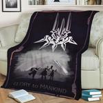 glory to mankind fleece throw blanket 0