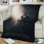 goblin slayer fleece throw blanket 0