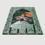 haunted mansion stretching soft fleece blanket 0