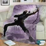 hawkeye fleece throw blanket 0