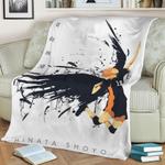 hinata shoyo haikyuu fleece throw blanket 0