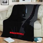 hitman 3 fleece throw blanket 0