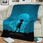 hunter x hunter killua fleece throw blanket 0