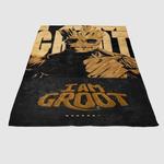 i am groot guardians of the galaxy marvel soft fleece blanket 0
