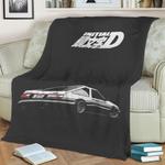 initial d fleece throw blanket 0