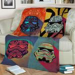 ink squad fleece throw blanket 0