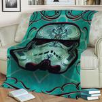 inked fleece throw blanket 0