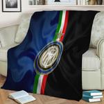 inter milan fc fleece throw blanket 0