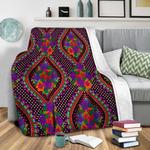 ivy purple fleece throw blanket 0
