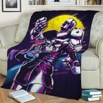 jojo josuke fleece throw blanket 0