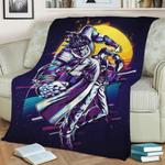 jojo jotaro kujo part 4 fleece throw blanket 0